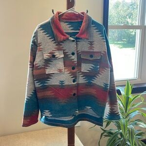 Women’s size 8/10 Aztec print shacket